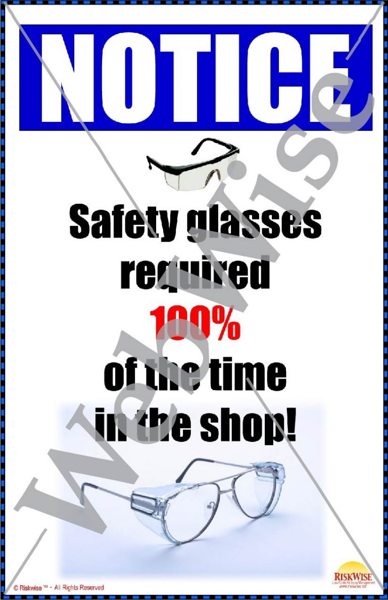 Eye Protection Poster – RiskWise