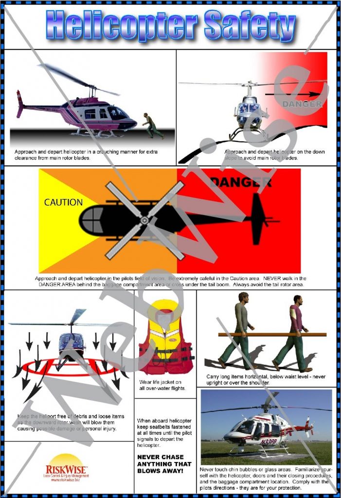 Helicopter Safety Poster – RiskWise